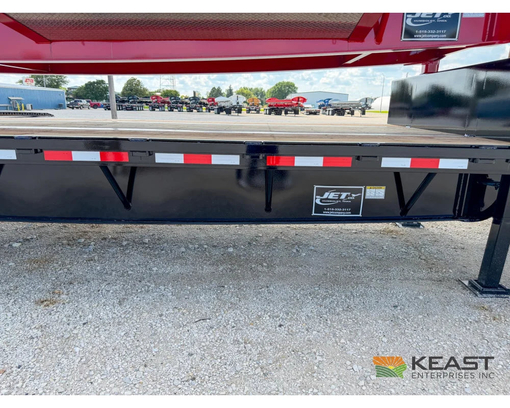 Jet 53’ Drop Deck Trailer 37’ Lower Deck Spread Axle 5’ Beavertail - Drop Deck Trailers