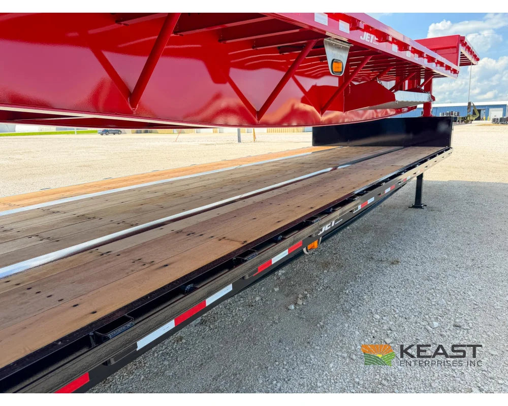 Jet 53’ Drop Deck Trailer 37’ Lower Deck Spread Axle 5’ Beavertail - Drop Deck Trailers