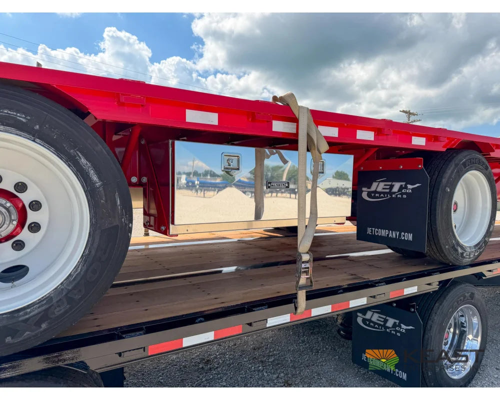 Jet 53’ Drop Deck Trailer 37’ Lower Deck Spread Axle 5’ Beavertail - Drop Deck Trailers