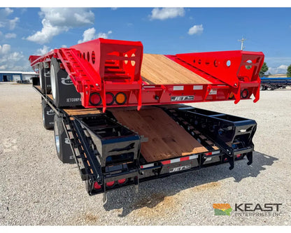 Jet 53’ Drop Deck Trailer 37’ Lower Deck Spread Axle 5’ Beavertail - Drop Deck Trailers