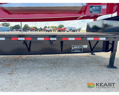 Jet 53’ Drop Deck Trailer 37’ Lower Deck Spread Axle 5’ Beavertail - Drop Deck Trailers