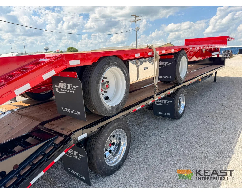 Jet 53’ Drop Deck Trailer 37’ Lower Deck Spread Axle 5’ Beavertail - Drop Deck Trailers