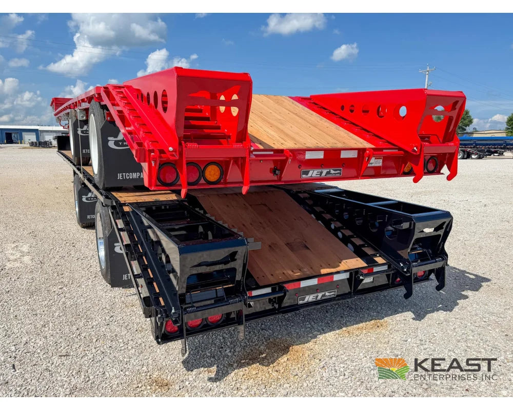 Jet 53’ Drop Deck Trailer 37’ Lower Deck Spread Axle 5’ Beavertail - Drop Deck Trailers