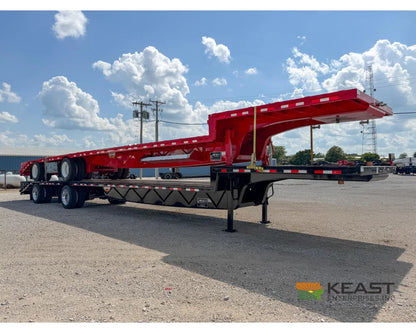 Jet 53’ Drop Deck Trailer 37’ Lower Deck Spread Axle 5’ Beavertail - Drop Deck Trailers