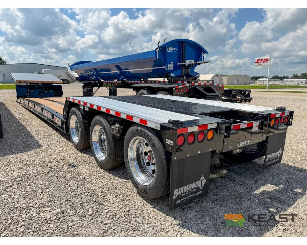 Jet 53’ RGN Trailer 45 Ton Capacity 30’ Lower Deck Triple Axle - Heavy Haul Trailers