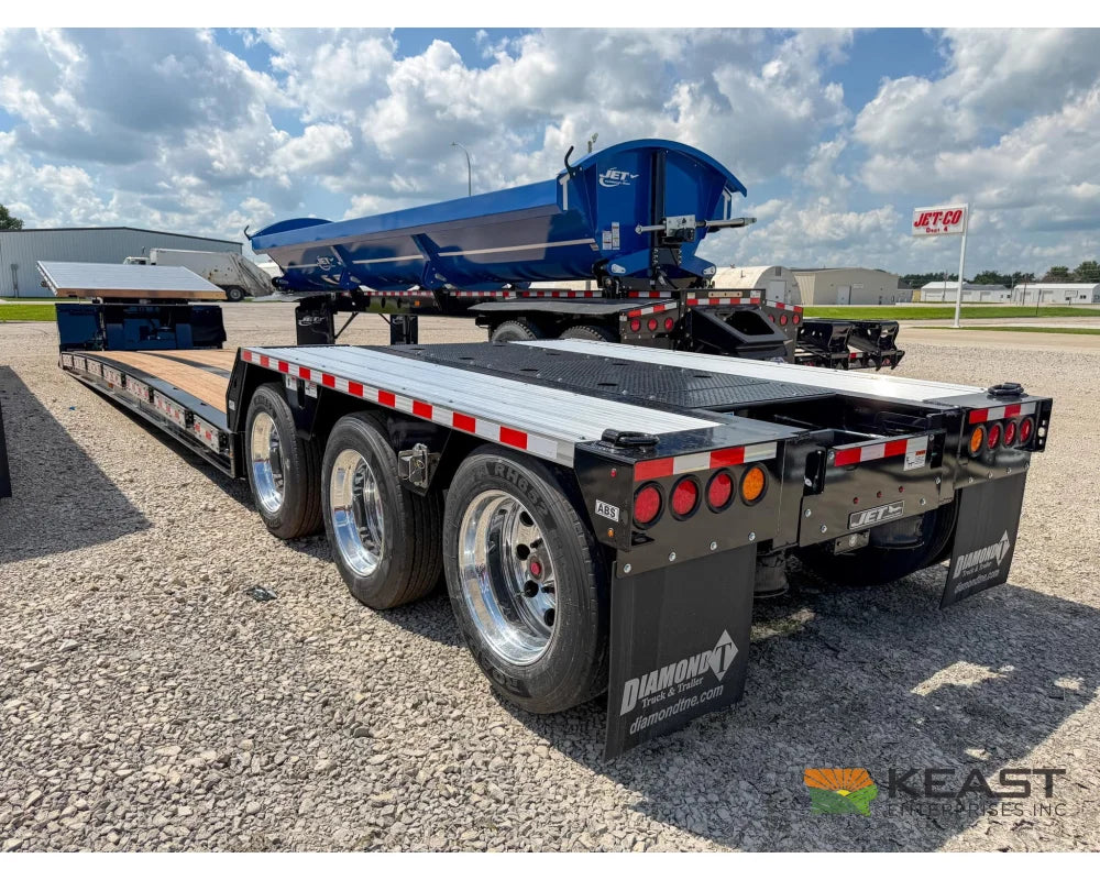 Jet 53’ RGN Trailer 45 Ton Capacity 30’ Lower Deck Triple Axle - Heavy Haul Trailers
