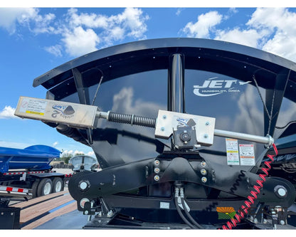 Jet Side Dump Trailer 34’ Tub Tandem Axle Air Ride Electric Tarp - Side Dump Trailers