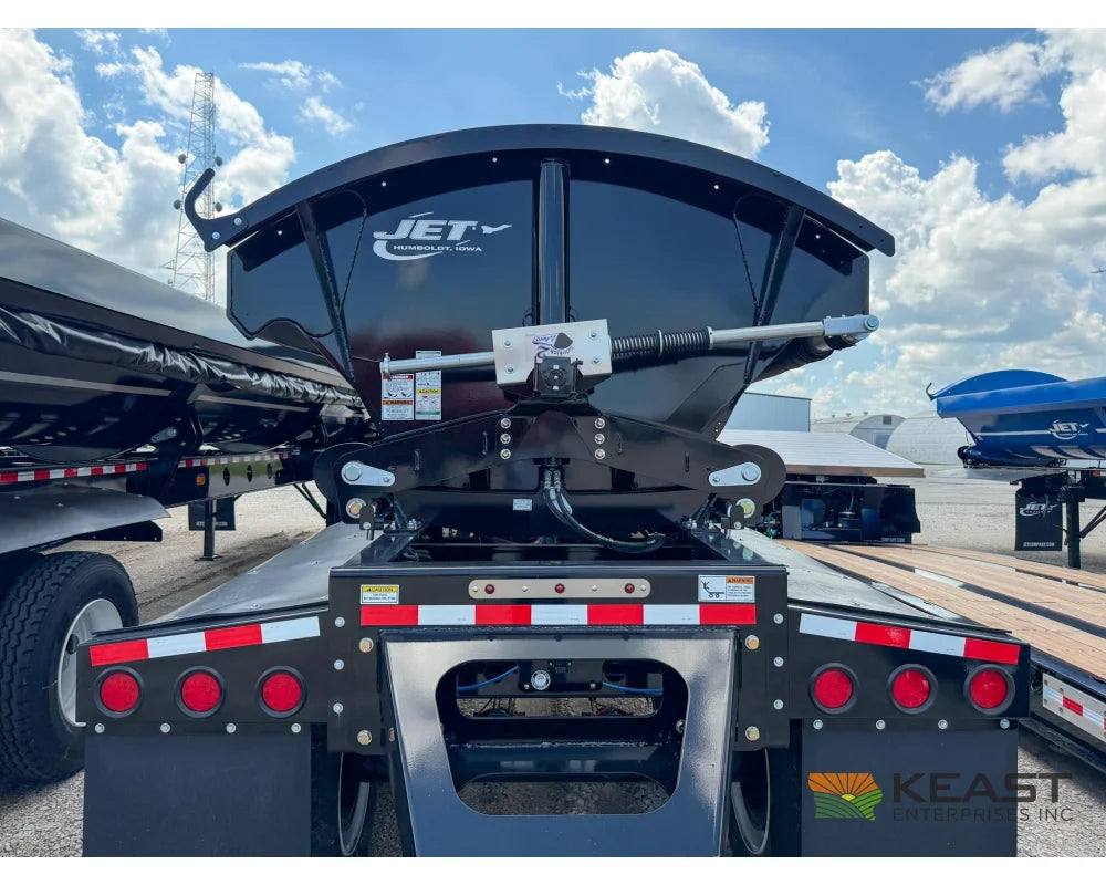 Jet Side Dump Trailer 34’ Tub Tandem Axle Air Ride Electric Tarp - Side Dump Trailers