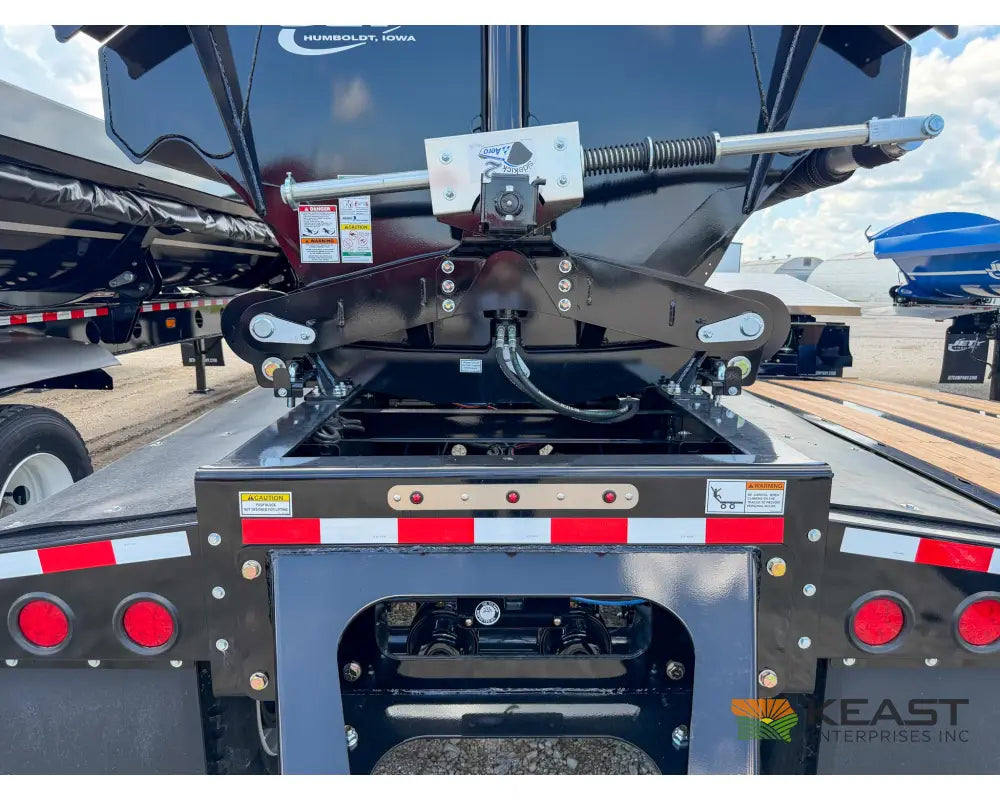 Jet Side Dump Trailer 34’ Tub Tandem Axle Air Ride Electric Tarp - Side Dump Trailers