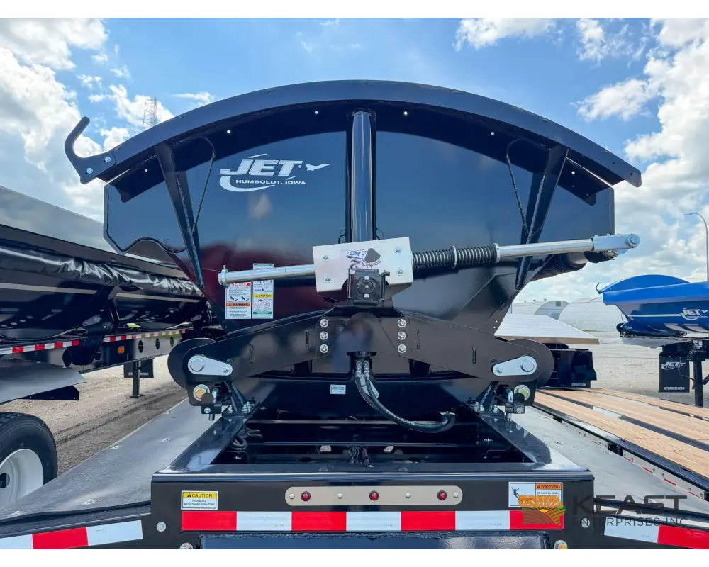 Jet Side Dump Trailer 34’ Tub Tandem Axle Air Ride Electric Tarp - Side Dump Trailers
