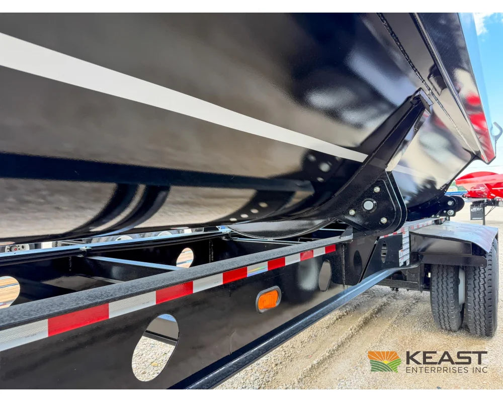 Jet Side Dump Trailer 34’ Tub Tandem Axle Air Ride Electric Tarp - Side Dump Trailers