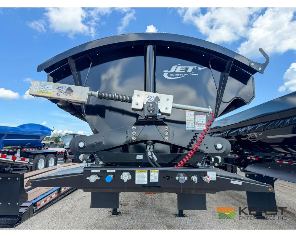 Jet Side Dump Trailer 34’ Tub Tandem Axle Air Ride Electric Tarp - Side Dump Trailers