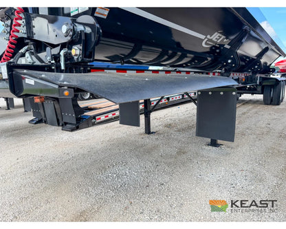 Jet Side Dump Trailer 34’ Tub Tandem Axle Air Ride Electric Tarp - Side Dump Trailers