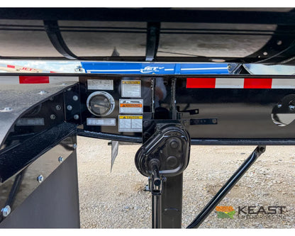 Jet Side Dump Trailer 34’ Tub Tandem Axle Air Ride Electric Tarp - Side Dump Trailers
