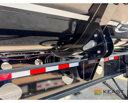 Jet Side Dump Trailer 34’ Tub Tandem Axle Air Ride Electric Tarp - Side Dump Trailers