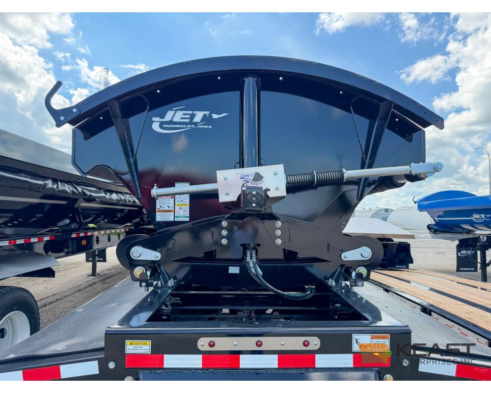 Jet Side Dump Trailer 34’ Tub Tandem Axle Air Ride Electric Tarp - Side Dump Trailers