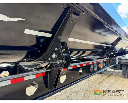 Jet Side Dump Trailer 34’ Tub Tandem Axle Air Ride Electric Tarp - Side Dump Trailers