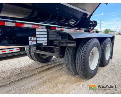Jet Side Dump Trailer 34’ Tub Tandem Axle Air Ride Electric Tarp - Side Dump Trailers