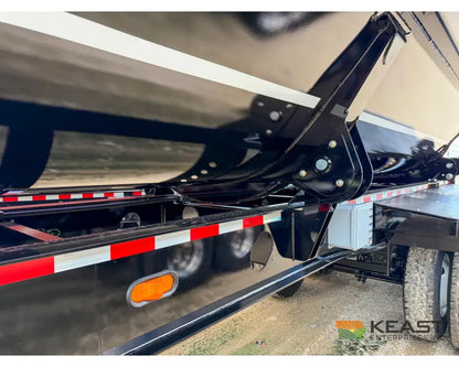 Jet Side Dump Trailer 36’ Tub Triple Axle Air Ride Electric Tarp - Side Dump Trailers