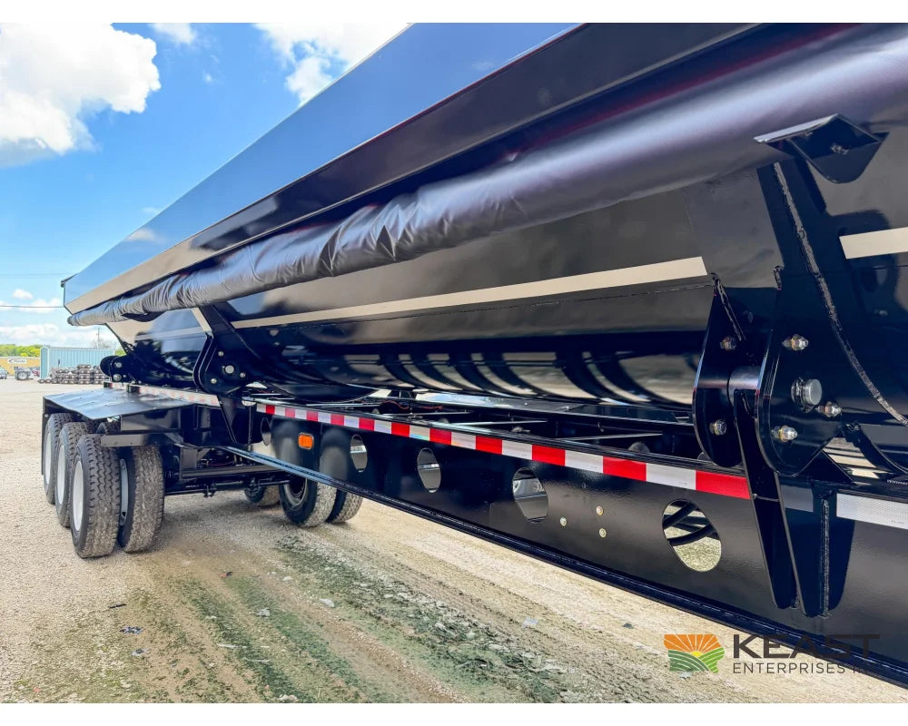 Jet Side Dump Trailer 36’ Tub Triple Axle Air Ride Electric Tarp - Side Dump Trailers