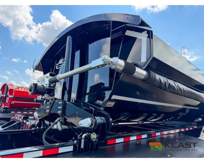 Jet Side Dump Trailer 36’ Tub Triple Axle Air Ride Electric Tarp - Side Dump Trailers