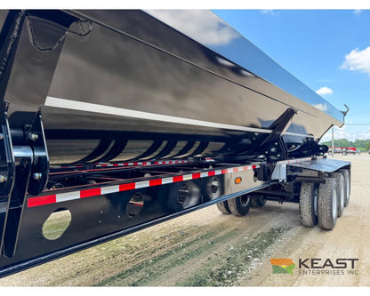 Jet Side Dump Trailer 36’ Tub Triple Axle Air Ride Electric Tarp - Side Dump Trailers