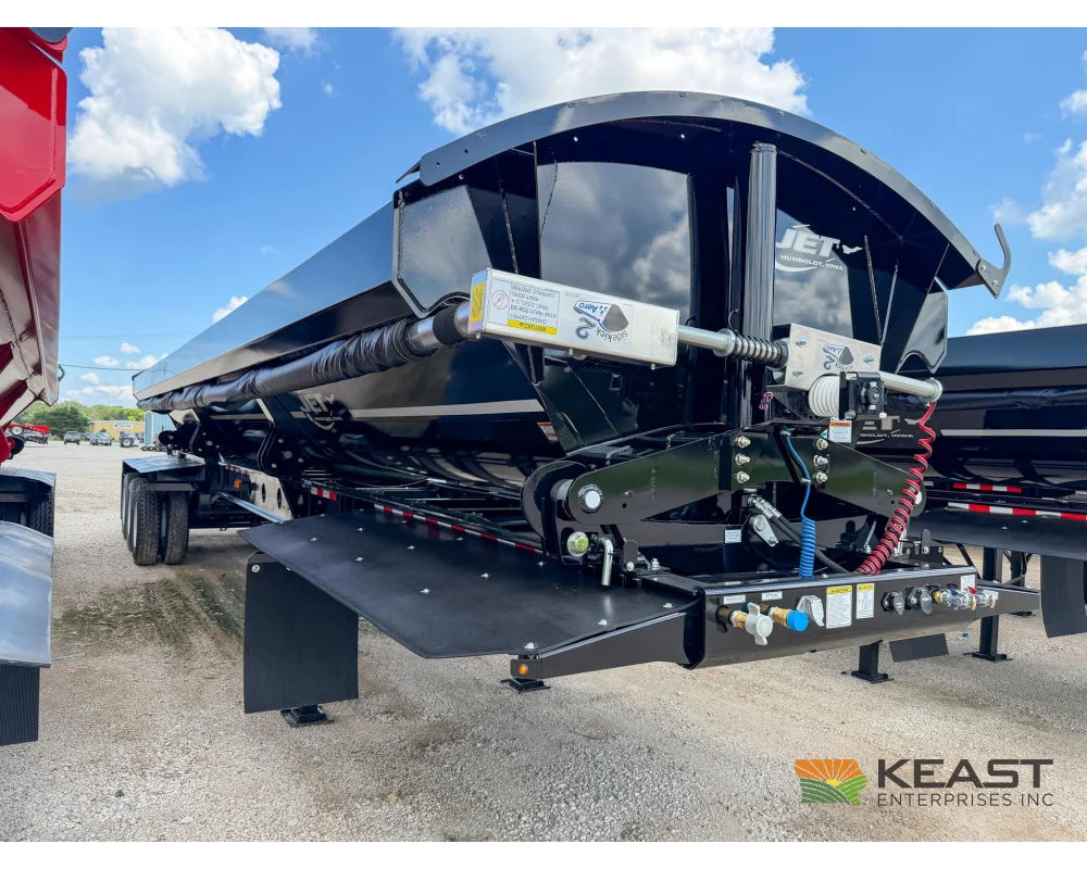 Jet Side Dump Trailer 36’ Tub Triple Axle Air Ride Electric Tarp - Side Dump Trailers