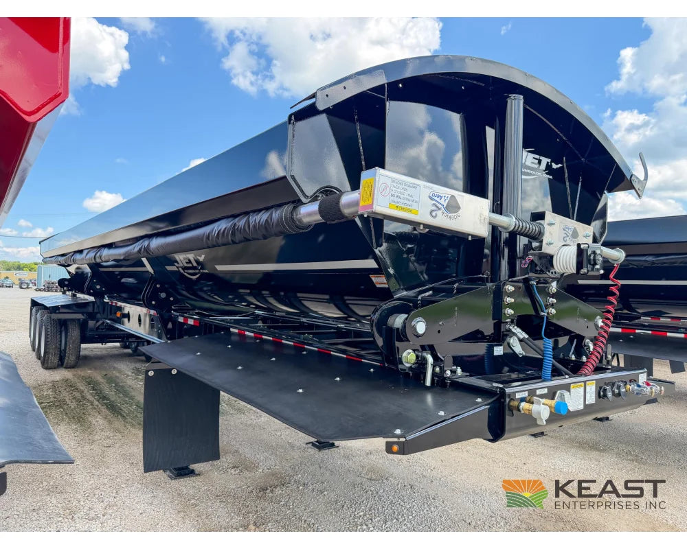 Jet Side Dump Trailer 36’ Tub Triple Axle Air Ride Electric Tarp - Side Dump Trailers