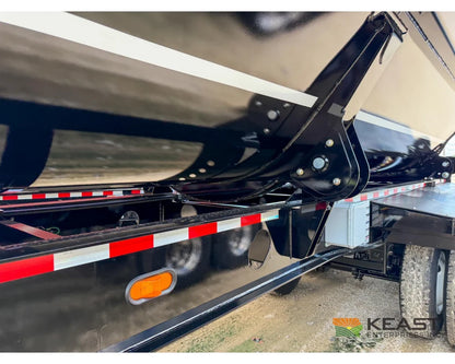 Jet Side Dump Trailer 36’ Tub Triple Axle Air Ride Electric Tarp - Side Dump Trailers