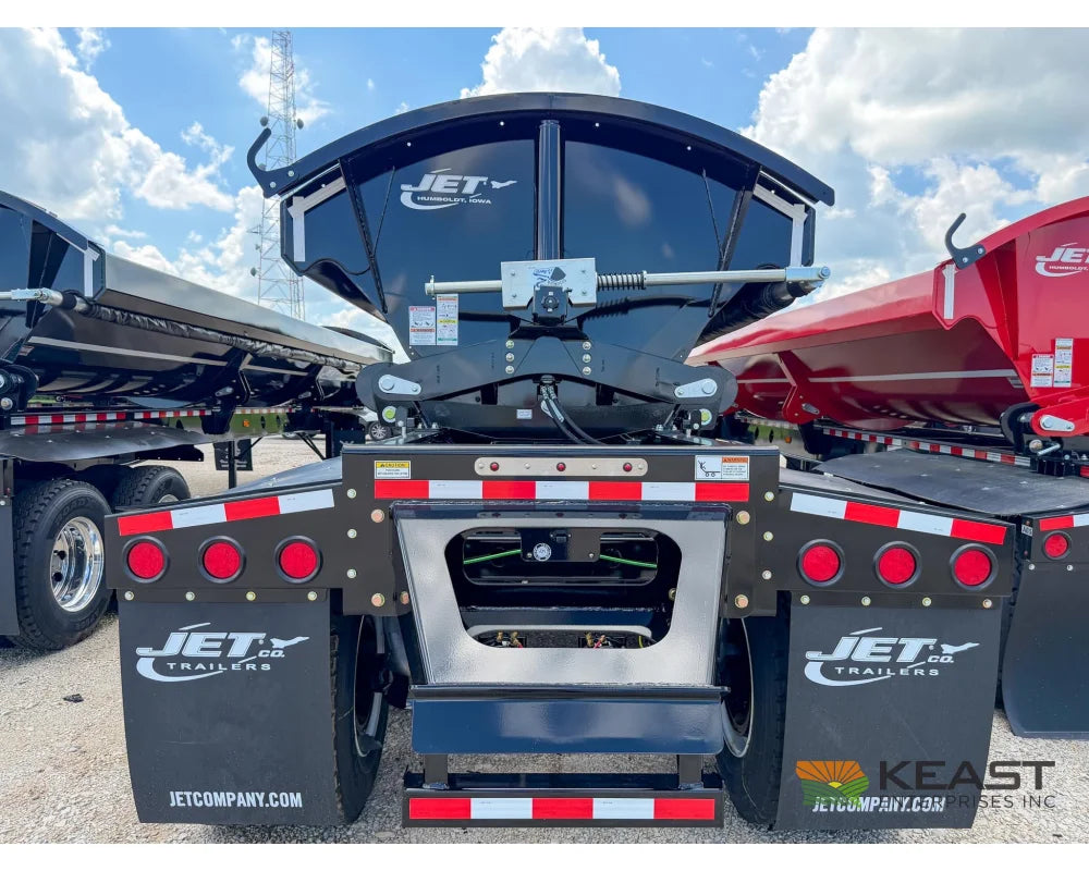 Jet Side Dump Trailer 36’ Tub Triple Axle Air Ride Electric Tarp - Side Dump Trailers