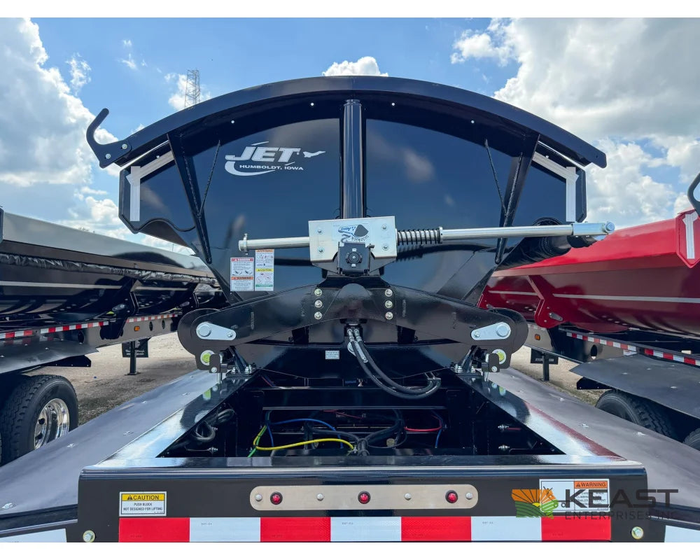 Jet Side Dump Trailer 36’ Tub Triple Axle Air Ride Electric Tarp - Side Dump Trailers