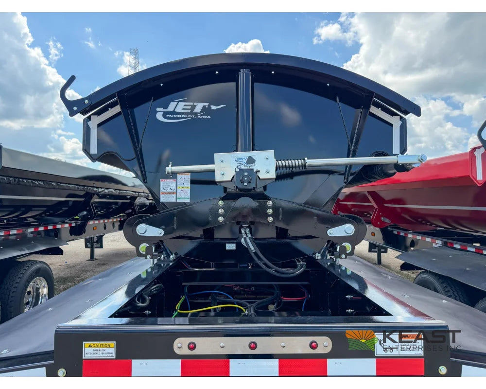 Jet Side Dump Trailer 36’ Tub Triple Axle Air Ride Electric Tarp - Side Dump Trailers