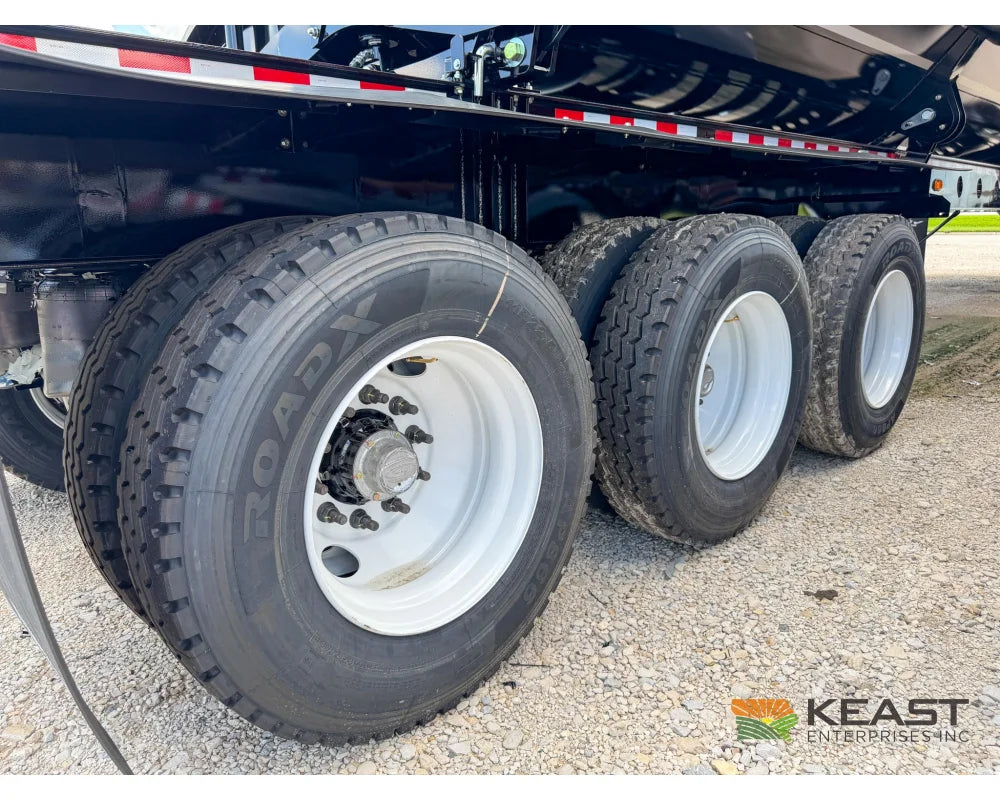 Jet Side Dump Trailer 36’ Tub Triple Axle Air Ride Electric Tarp - Side Dump Trailers