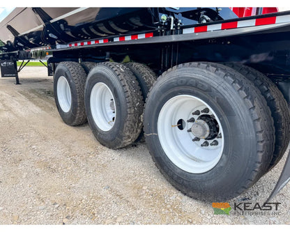Jet Side Dump Trailer 36’ Tub Triple Axle Air Ride Electric Tarp - Side Dump Trailers