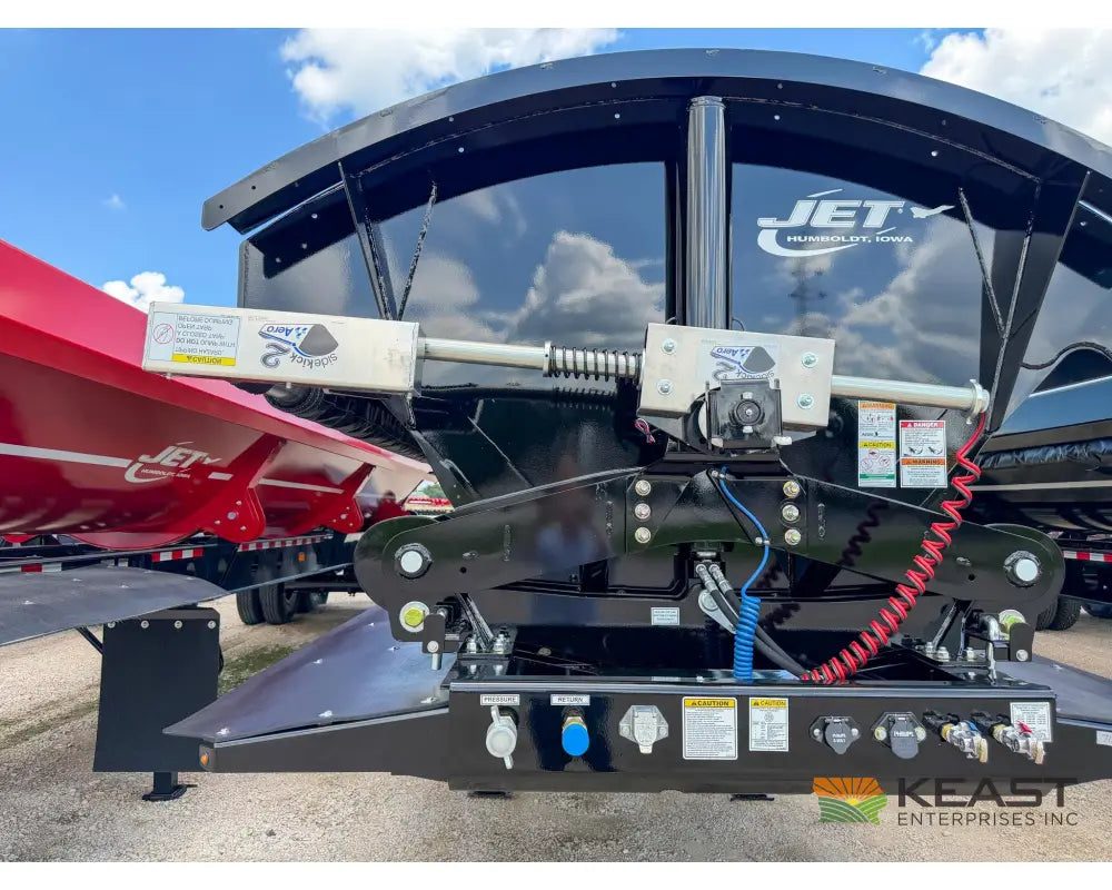 Jet Side Dump Trailer 36’ Tub Triple Axle Air Ride Electric Tarp - Side Dump Trailers