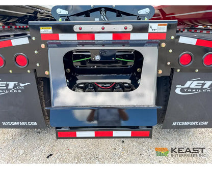 Jet Side Dump Trailer 36’ Tub Triple Axle Air Ride Electric Tarp - Side Dump Trailers