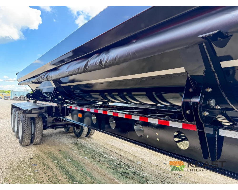 Jet Side Dump Trailer 36’ Tub Triple Axle Air Ride Electric Tarp - Side Dump Trailers