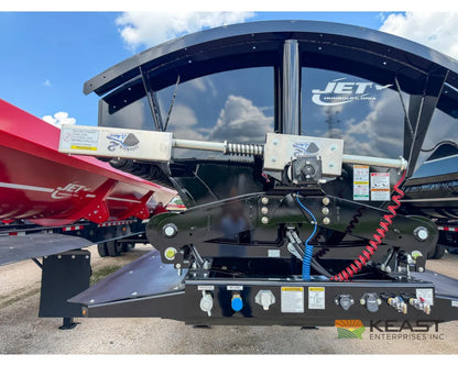 Jet Side Dump Trailer 36’ Tub Triple Axle Air Ride Electric Tarp - Side Dump Trailers