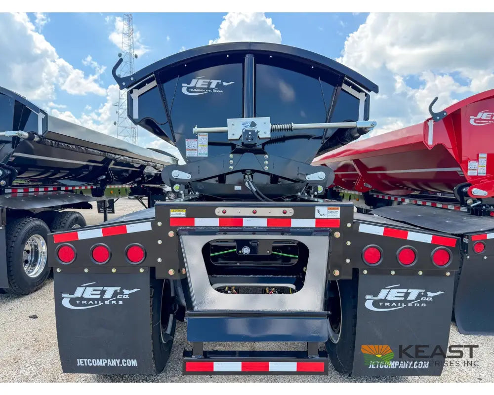 Jet Side Dump Trailer 36’ Tub Triple Axle Air Ride Electric Tarp - Side Dump Trailers