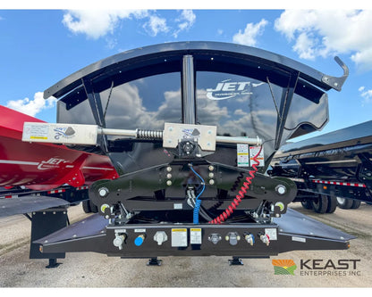 Jet Side Dump Trailer 36’ Tub Triple Axle Air Ride Electric Tarp - Side Dump Trailers