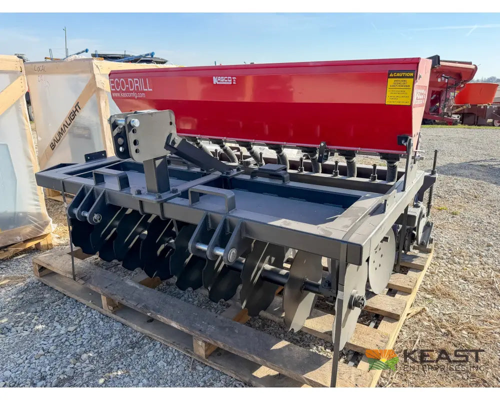 Kasco Eco No-Till Drill KAKED72 6’ Working Width 8’’ Spacing 4.4 Bushel Box Drills and Seeders