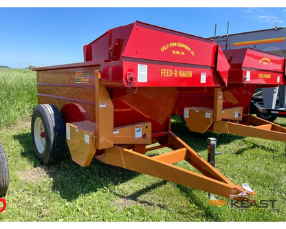 Kelly Ryan 4x10 Feed Wagon - 115 Bushel Capacity 48’’ Discharge Height Fuel Trailers