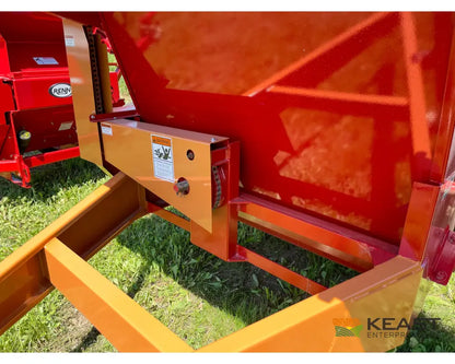 Kelly Ryan 4x10 Feed Wagon - 115 Bushel Capacity 48’’ Discharge Height Fuel Trailers