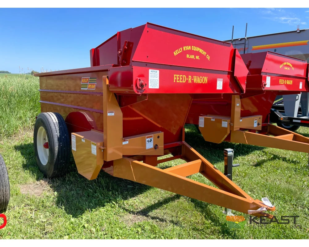 Kelly Ryan 4x10 Feed Wagon - 115 Bushel Capacity 48’’ Discharge Height Fuel Trailers