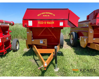 Kelly Ryan 4x10 Feed Wagon - 115 Bushel Capacity 48’’ Discharge Height Fuel Trailers