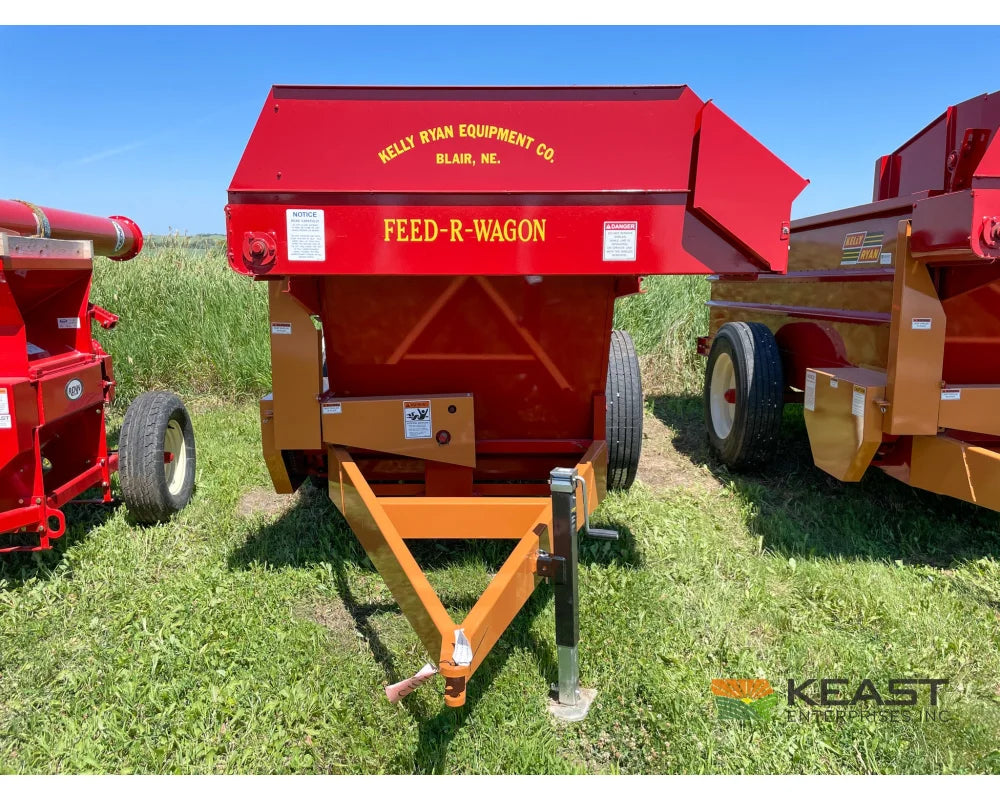 Kelly Ryan 4x10 Feed Wagon - 115 Bushel Capacity 48’’ Discharge Height Fuel Trailers