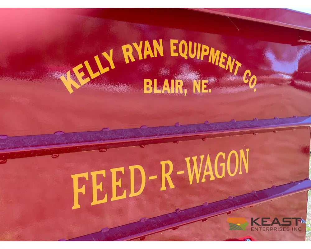 Kelly Ryan 4x10 Feed Wagon Scales 115 Bushel Capacity 48’’ Discharge Height Feed Wagons
