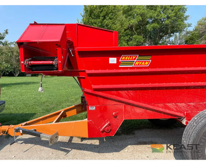 Kelly Ryan 5x12 Feed Wagon - 190 Bushel Capacity 48’’ Discharge Height Leaf Springs Fuel Trailers