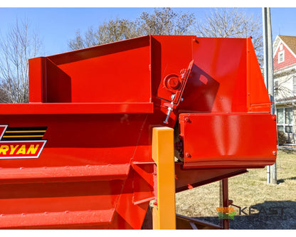 Kelly Ryan 5x12 Feed Wagon 190 Bushel Capacity 48’’ Discharge Height Leaf Springs Fuel Trailers