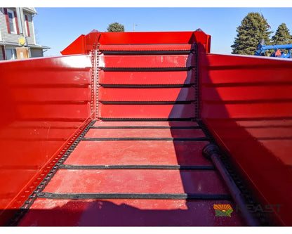 Kelly Ryan 5x12 Feed Wagon 190 Bushel Capacity 48’’ Discharge Height Leaf Springs Fuel Trailers